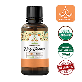 Tinh Dầu Thiên Nhiên Bưởi Việt Nam KING AROMA mẫu thử 30ml/ 100ml - Tinh Dầu Nguyên Chất Xông Thơm Phòng/ Thư Giãn Tinh Thần/ Thích Hợp Dùng Với Đèn Xông và Máy Khuếch Tán