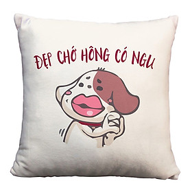 Gối vuông Đẹp chớ hông có ngu - GVFU134