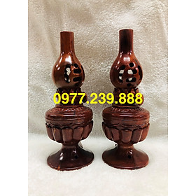 Mua đèn dầu bằng gỗ hương 40cm