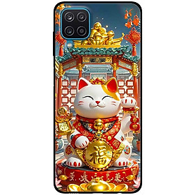 Ốp lưng cho Samsung A12 - A22 4G - Samsung F12 - M12 - Mèo Thần Tài Đẹp - Hàng Chính Hãng