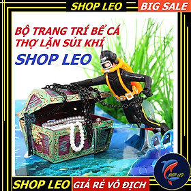 Bộ thợ lặn trang trí bể cá - phụ kiện thủy sinh - shopleo