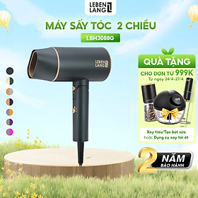 Máy sấy tóc Lebenlang LBH3088 (2100W) của Đức, kiểu gấp gọn, chống xơ rối tóc - hàng chính hãng