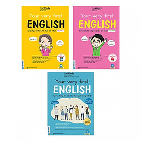 Combo 3 Quyển Your Very First English - Tự Học Nghe Nói Tiếng Anh
(Học kèm App MCBooks Application)