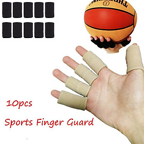 10 % tay áo thể thao tay áo Viêm khớp hỗ trợ ngón tay bảo vệ bóng rổ ngoài trời Badminton Bóng chuyền Bóng chuyền Bảo vệ ngón tay Color: multi