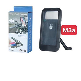 Giá đỡ điện thoại trên xe máy chống nước cảm ứng gắn chân kính xe bằng kim loại siêu chắc