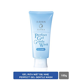 Gel rửa mặt dịu nhẹ Senka Perfect Gel Gentle Wash