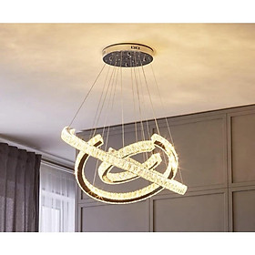 Đèn thả phòng khách phale vòng cung kèm led 3 chế độ ánh sáng