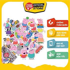 Peppa Pig - Set 30 sticker hình dán