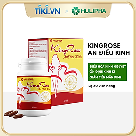 Viên uống Kingrose An Điều Kinh hỗ trợ trị rối loạn kinh nguyệt - Hộp 1 lọ x 60 viên