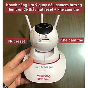 Camera Yoosee Trong Nhà Thế Hệ Mới Ban Đêm Có Màu, Đàm Thoại Hai Chiều Full HD 1080P-Hàng Nhập Khẩu