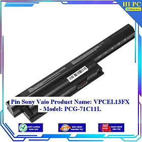 Pin Sony Vaio Product Name: VPCEL13FX - Model: PCG-71C11L - Hàng Nhập Khẩu 