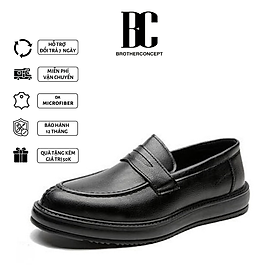 Giày Tây Loafer M.U.P Black