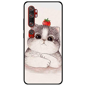 Ốp lưng dành cho Xiaomi Mi Note 10 - Mi Note 10 Pro - mẫu Mèo Và Cà Đỏ