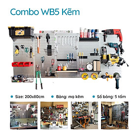 Mua Bảng Treo Dụng Cụ Cơ Khí Pegboard Chuyên Nghiệp Cho Garage  Kho Xưởng Thương Hiệu SMLIFE (mua Combo hoặc phụ kiện lẻ)