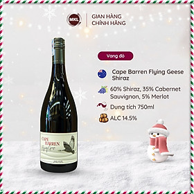 Rượu vang đỏ Úc Cape Barren Flying Geese Shiraz 750ml 14.5% - Hàng chính hãng