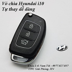 Vỏ chìa khóa xe Hyundai i10 - tự thay dễ dàng