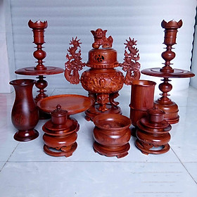 Mua Bộ đồ thờ 9 món gỗ Hương