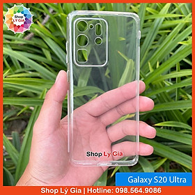 Ốp lưng trong suốt thế hệ mới cho Samsung Galaxy Note 20 / 10 / 8 / 9 / S21 / S20