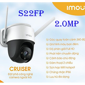 Mua CAMERA WIFI IMOU NGOÀI TRỜI QUAY 360 ĐỘ CRUISER S42FP  ĐỘ PHÂN GIẢI 2K