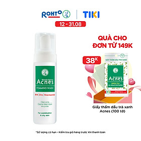Sữa rửa mặt tạo bọt ngăn ngừa mụn Acnes Foaming Wash 150ml