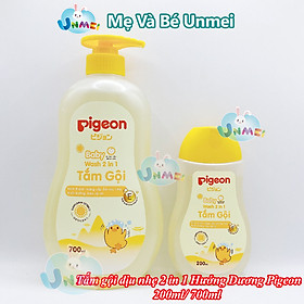 Tắm gội dịu nhẹ Pigeon Hoa hướng dương 200ml/700ml