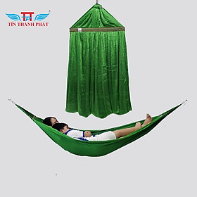 Lưới võng Đại Cồ Tín Thành Phát chắc chắn, êm ái, thoáng khí, dùng cho khung 2.6m - Xanh lá