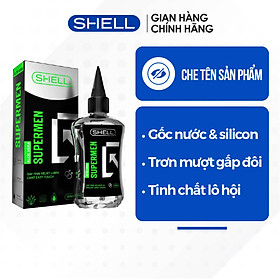 Gel bôi trơn hậu môn tinh chất lô hội Shell Supermen Aloe - Chai 90ml | SHELL CHÍNH HÃNG