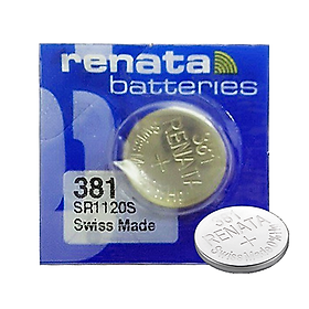 Mua Pin đồng hồ Thụy Sỹ RENATA 381 / SR1120SW oxit bạc Made in Swiss (Dạng Vỉ 10 Viên)