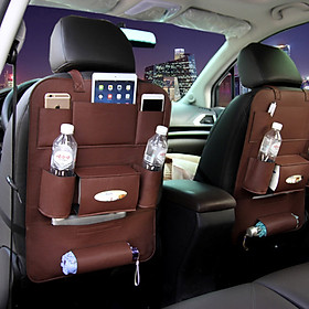 Bộ 02 túi treo đồ sau ghế ô tô chất liệu da cao cấp