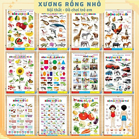 Mua Tranh treo tường 14 chủ đề rõ nét cho bé học thế giới xung quanh