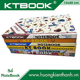 Sổ Bìa Cứng ghi chép KTBOOK loại NoteBook Khổ 13 x 20 cm