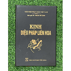 Sách- Kinh Diệu Pháp Liên Hoa - Kinh Pháp Hoa (Bìa Da)