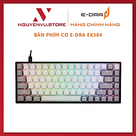 Bàn phím cơ E-DRA EK384 Led RGB - Hàng chính hãng