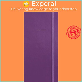 Sách - Purple Soft Touch Deluxe Slim Diary 2024 by  (UK edition, paperback)