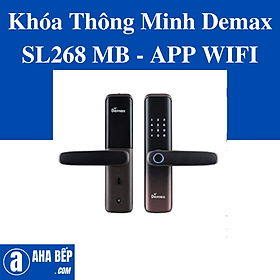 Khóa Thông Minh Demax SL268 MB - APP WIFI. Hàng Chính Hãng