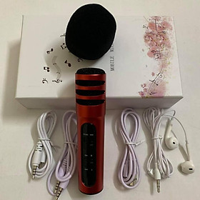 Micro Thu Âm Hát Karaoke Online Livestrem C7 Dùng Được Trên Cả Điện Thoại Và Máy Tính, Với Khả Năng Lọc Âm Tốt Với 2 Lớp Kim Loại
