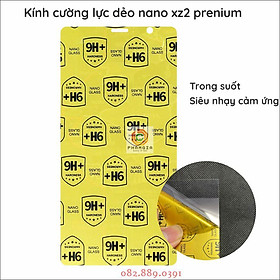 Kính cường lực dẻo cho sony xz2 premium nano siêu trong, cảm ứng siêu nhạy, cường lực 9H+
