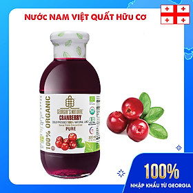 Nước Ép Lạnh 100% Hữu Cơ Nam Việt Quất Cranberry Juice - Georgia s Natural