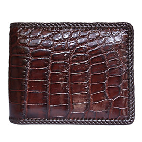  Ví nam da cá sấu màu nâu đất HJ92701-11-29-60-64