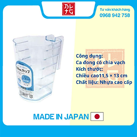 Ca đong chia vạch 500ml có tay cầm tiện lợi - nội địa nhật bản