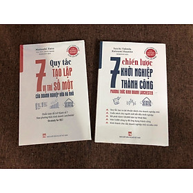 Combo 7 Chiến Lược Để Khởi Nghiệp Thành Công + 7 Quy Tắc Tạo Lập Vị Trí Số Một Của Doanh Nghiệp Vừa Và Nhỏ (PHƯƠNG THỨC KINH DOANH LANCHESTER) Chiến Lược Để Trở Thành Số 1 Theo Phương Thức Kinh Doanh Lanchester (Bộ 2 Cuốn)