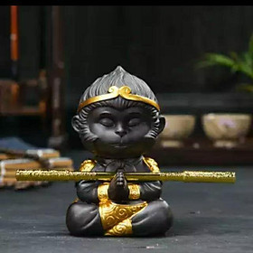 Mua TƯỢNG KHỈ GỐM TỬ SA + GẬY VÀNG- TƯỢNG KHỈ THIỆN TÂM- TƯỢNG PHONG THỦY- TƯỢNG TRANH TRÍ- TƯỢNG ĐẠI THÁNH