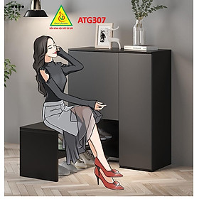 Mua Tủ đựng giày bằng gỗ có ghế ngồi ATG307