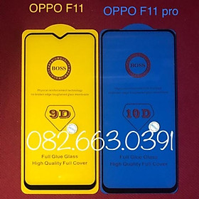 Dán cường lực dành cho Oppo F11 F11 pro Full màn hình + Cường lực camera