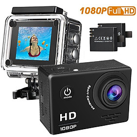 Camera hành động 1080p 30 khung hình / giây Máy ảnh thể thao lặn dưới nước