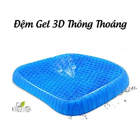 Mua Đệm ngồi 3D Silicon cao cấp thoáng khí chống đau mỏi - Hàng chính hãng