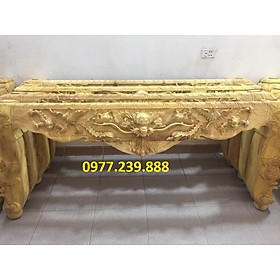 Mua sập thờ án gian 3 cấp gỗ mít chân 16cm