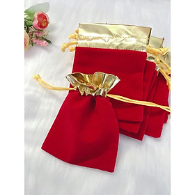 Mua Túi Rút Nhung Đựng Vòng Trầm Hương Cao Cấp