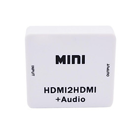 Mini HDMI2HDMI Adapter Support 1080P Full HD Audio Converter For PC Laptop