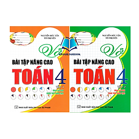 Sách - Combo Vở Bài Tập Nâng Cao Toán 4 Tập 1 + 2 (Bám Sát SGK Chân Trời Sáng Tạo)